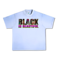 Grape Ice black is beautiful neon Urban Heavy Tee - texasbilliewilder