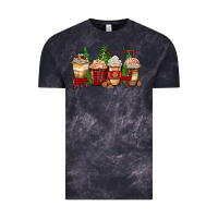 Cloud Black lumberjack coffee cups Vintage Tee - Zillion Design Studio