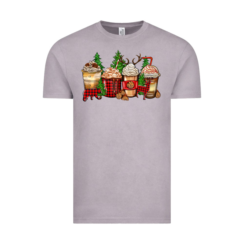 Lumberjack Coffee Cups Vintage Tee by Zillion Design Studio | Teevron