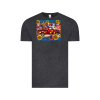 Vintage Black 4th of july truck cow mousepad Vintage Tee - BarkalooDesign