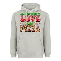 Moon Dust all you need is love and pizza Heavyweight Hoodie - AdoDesignShop