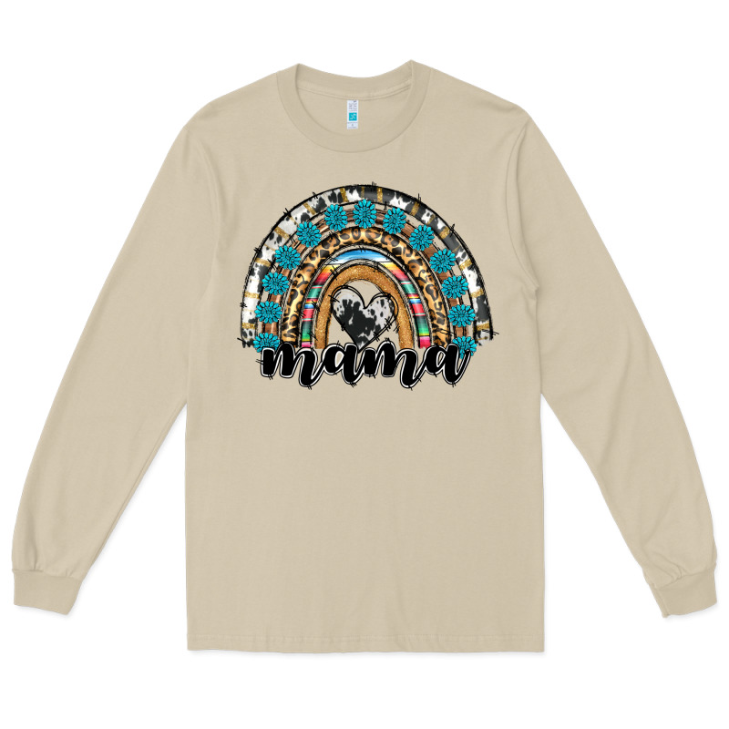 Western Mama Rainbow Long Sleeve Tee by RanaPortraitStore | Teevron