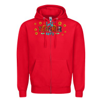 Red best teacher ever 16oz libbey glass Zipper Hoodie - HRA Design Shop