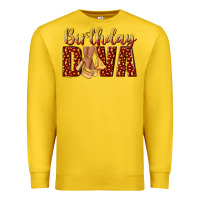 Lemon birthday diva Premium Sweatshirt - NancyCooperArtShop