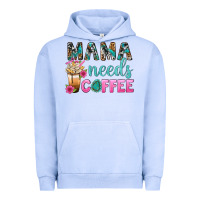 Pigment Grape Ice Mama Needs Coffee Bbs Urban Hoodie - BundleAndBundleShop