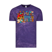 Cloud Purple i will not be shaken Vintage Tee - Zillion Design Studio
