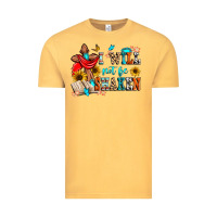 Vintage Mustard i will not be shaken Vintage Tee - Zillion Design Studio