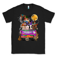 Black Hallloween Farm animals Truck Classic Tee - CowhideDigitalArt