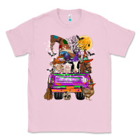Bubblegum Pink Hallloween Farm animals Truck Classic Tee - CowhideDigitalArt