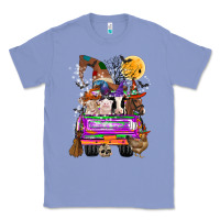 Colony Blue Hallloween Farm animals Truck Classic Tee - CowhideDigitalArt