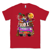 Red Hallloween Farm animals Truck Classic Tee - CowhideDigitalArt