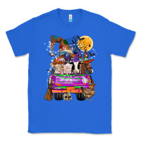 True Royal Hallloween Farm animals Truck Classic Tee - CowhideDigitalArt