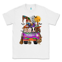 White Hallloween Farm animals Truck Classic Tee - CowhideDigitalArt
