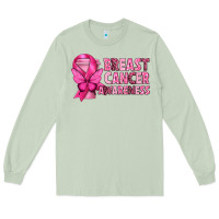 Matcha Breast Cancer Awareness with Coffee Cup Long Sleeve Tee - texasbilliewilder