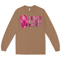 Toasted Coconut Breast Cancer Awareness with Coffee Cup Long Sleeve Tee - texasbilliewilder