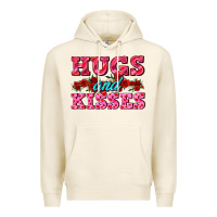 Tofu hugs and kisses valentines Premium Hoodie - AdoDesignShop