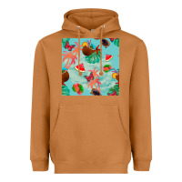 Meerkat summer vibes seamless pattern Heavyweight Hoodie - BundleAndBundleShop
