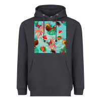 Smoke summer vibes seamless pattern Heavyweight Hoodie - BundleAndBundleShop