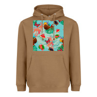 Toasted Coconut summer vibes seamless pattern Heavyweight Hoodie - BundleAndBundleShop