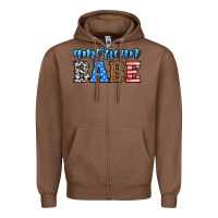 Chestnut american babe Zipper Hoodie - HRA Design Shop
