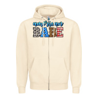 Sandshell american babe Zipper Hoodie - HRA Design Shop