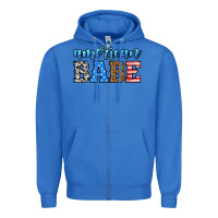 True Royal american babe Zipper Hoodie - HRA Design Shop