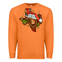 Shaggy Cow Texas Christmas Premium Sweatshirt | Teevron