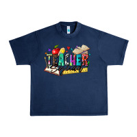 Navy teacher squad Urban Heavy Tee - Zillion Design Studio