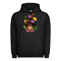 Pigment Black Beach Hair Afro Messy Bun Bbs Urban Hoodie - BundleAndBundleShop