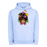 Pigment Grape Ice Beach Hair Afro Messy Bun Bbs Urban Hoodie - BundleAndBundleShop