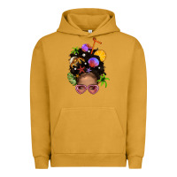 Pigment Peanut Butter Beach Hair Afro Messy Bun Bbs Urban Hoodie - BundleAndBundleShop