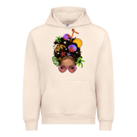 Sandshell Beach Hair Afro Messy Bun Bbs Urban Hoodie - BundleAndBundleShop