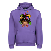 Tulip Beach Hair Afro Messy Bun Bbs Urban Hoodie - BundleAndBundleShop