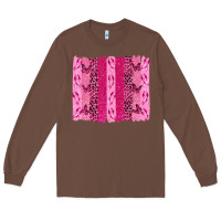 Chestnut Breast Cancer Brushstrokes Long Sleeve Tee - texasbilliewilder