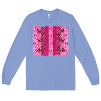 Colony Blue Breast Cancer Brushstrokes Long Sleeve Tee - texasbilliewilder