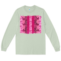 Matcha Breast Cancer Brushstrokes Long Sleeve Tee - texasbilliewilder