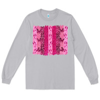 Moon Dust Breast Cancer Brushstrokes Long Sleeve Tee - texasbilliewilder