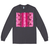 Smoke Breast Cancer Brushstrokes Long Sleeve Tee - texasbilliewilder