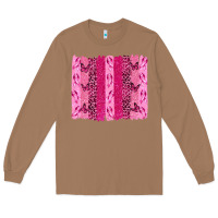 Toasted Coconut Breast Cancer Brushstrokes Long Sleeve Tee - texasbilliewilder
