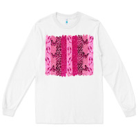 White Breast Cancer Brushstrokes Long Sleeve Tee - texasbilliewilder