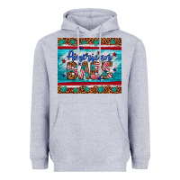 Heather Grey American babe leopard gemstone Heavyweight Hoodie - Artiststas