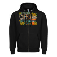 Black coffee Zipper Hoodie - RacoonDesign
