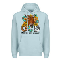 Blue Mist obsessive cow disorder Premium Hoodie - NancyCooperArtShop
