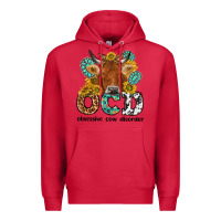 Cardinal obsessive cow disorder Premium Hoodie - NancyCooperArtShop