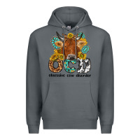 Rock obsessive cow disorder Premium Hoodie - NancyCooperArtShop