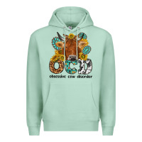 Seafoam obsessive cow disorder Premium Hoodie - NancyCooperArtShop