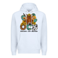White obsessive cow disorder Premium Hoodie - NancyCooperArtShop