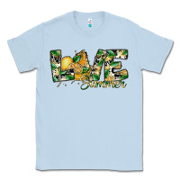 Dusty Blue love summer lemon Classic Tee - SublimationCraftShop