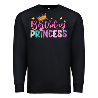 Black birthday princess Premium Sweatshirt - NancyCooperArtShop