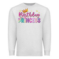 Oatmeal Heather birthday princess Premium Sweatshirt - NancyCooperArtShop